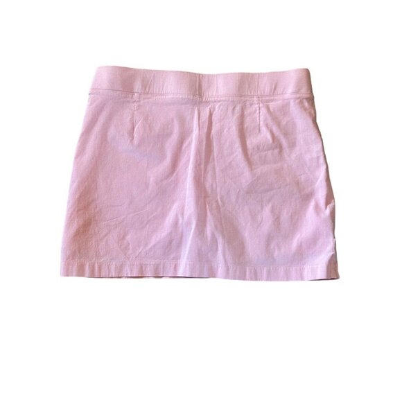 Crown & Ivy Women's Pink Striped Mini Skirt Size 14 - Picture 2 of 9